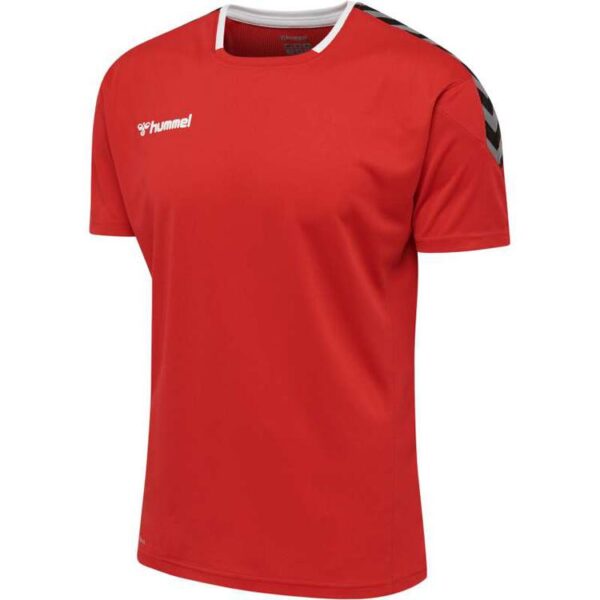 hummel authentic poly jersey s s true red 204919 3062 gr