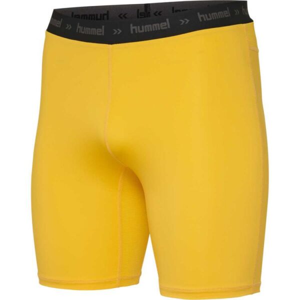 hummel hml first performance tight shorts sports yellow 204504 5001 gr