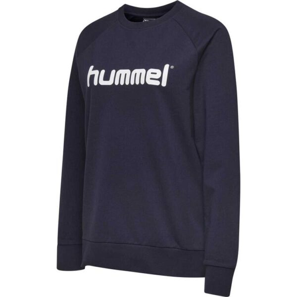 hummel hmlgo cotton logo sweatshirt woman marine 203519 7026 gr