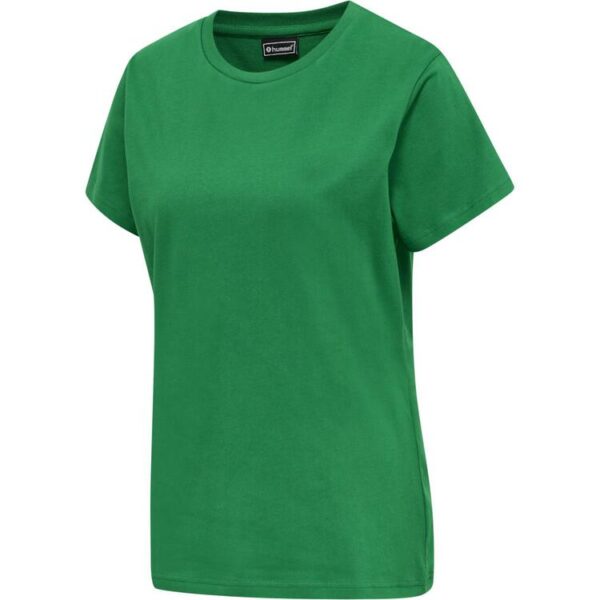 hummel hmlred basic t shirt s s woman 215121 6411 jolly green gr l
