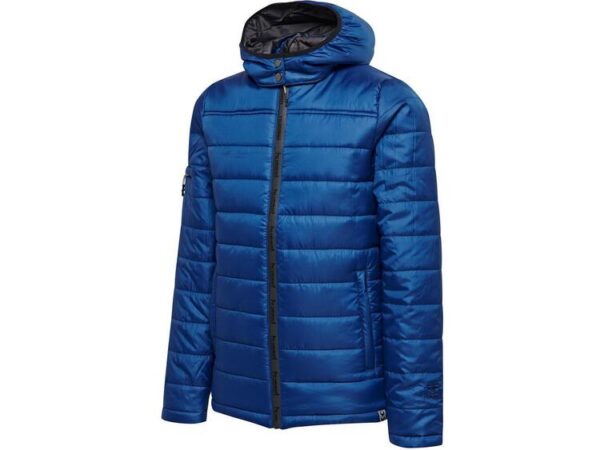 hummel north quilted hood jacket kinder true blue 206695 7045 gr 116