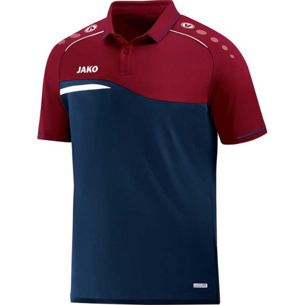 jako polo competition 20 marine dunkelrot 6318 09 gr s