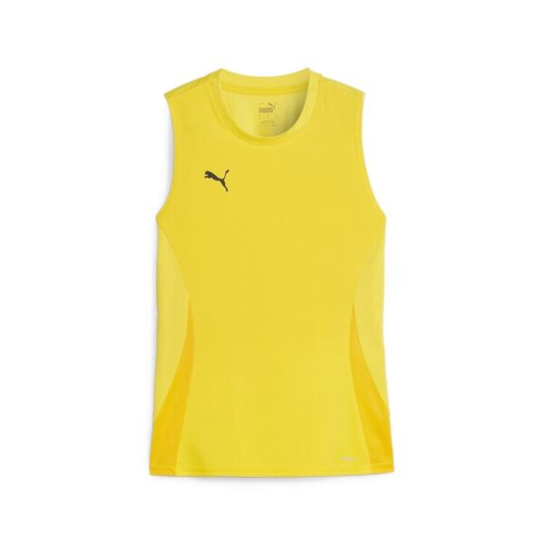 puma teamgoal sleeveless jersey wmns 706050 faster yellow puma black sport yellow gr l