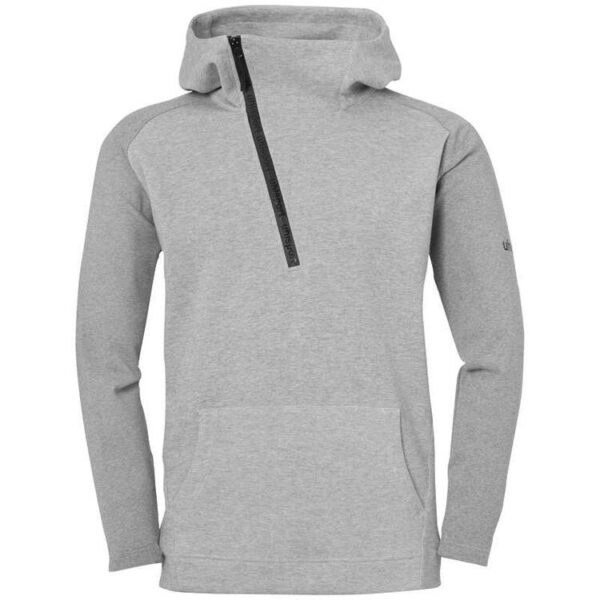 uhlsport essential pro zip hoodie 100506115 dark grau melange gr l