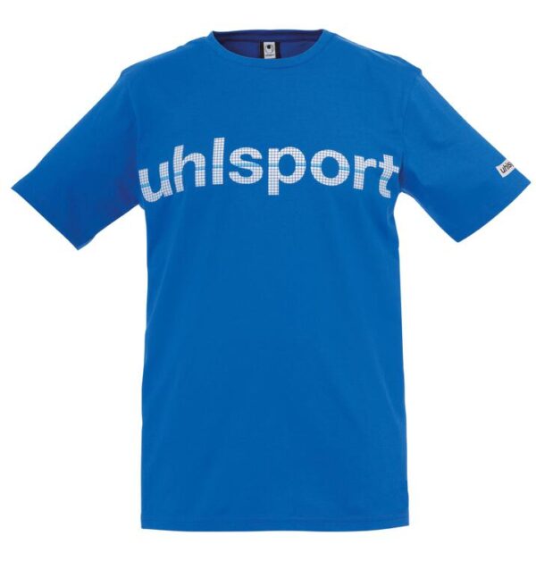 uhlsport essential promo t shirt azurblau l